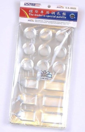 Model paint mixing palette (plastic) (5pcs) U-Star 90025