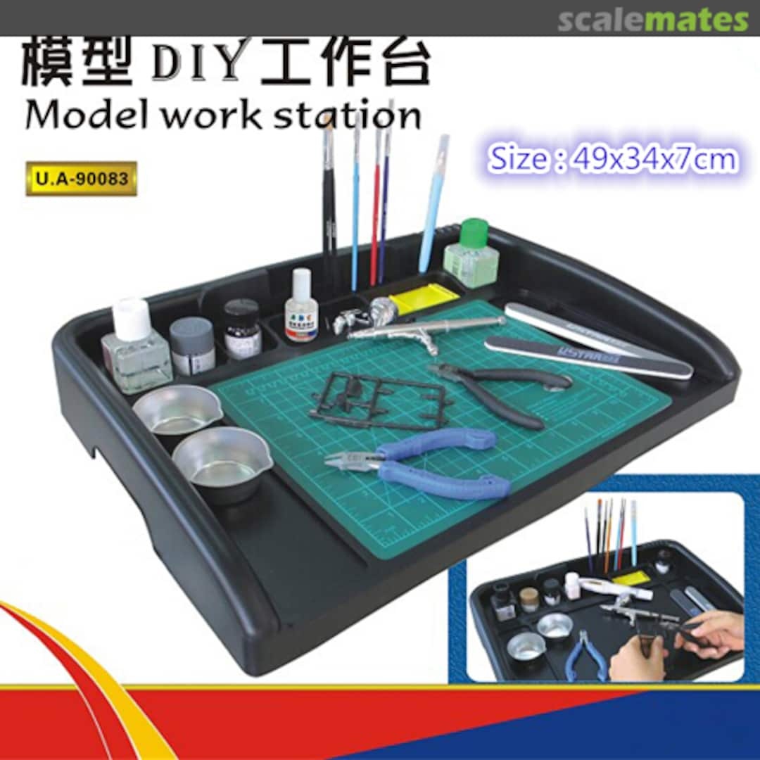 Zdjęcie dodatkowe produktu Wielofunkcyjna Stacja Robocza (Kufer/Organizer modelarski) U-Star 90083