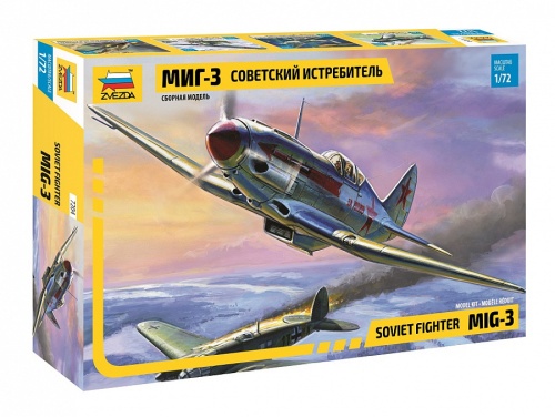 Soviet fighter MiG-3 1:72 Zvezda 7204