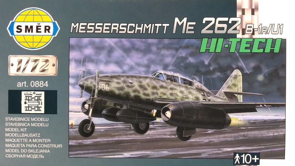 Zdjęcie główne produktu Messerschmitt Me 262 B-1a/U1 1:72 Smer 0884