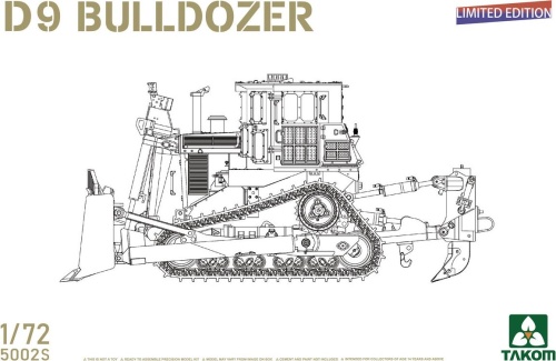Caterpillar D9 Bulldozer 1:72 Takom 5002S