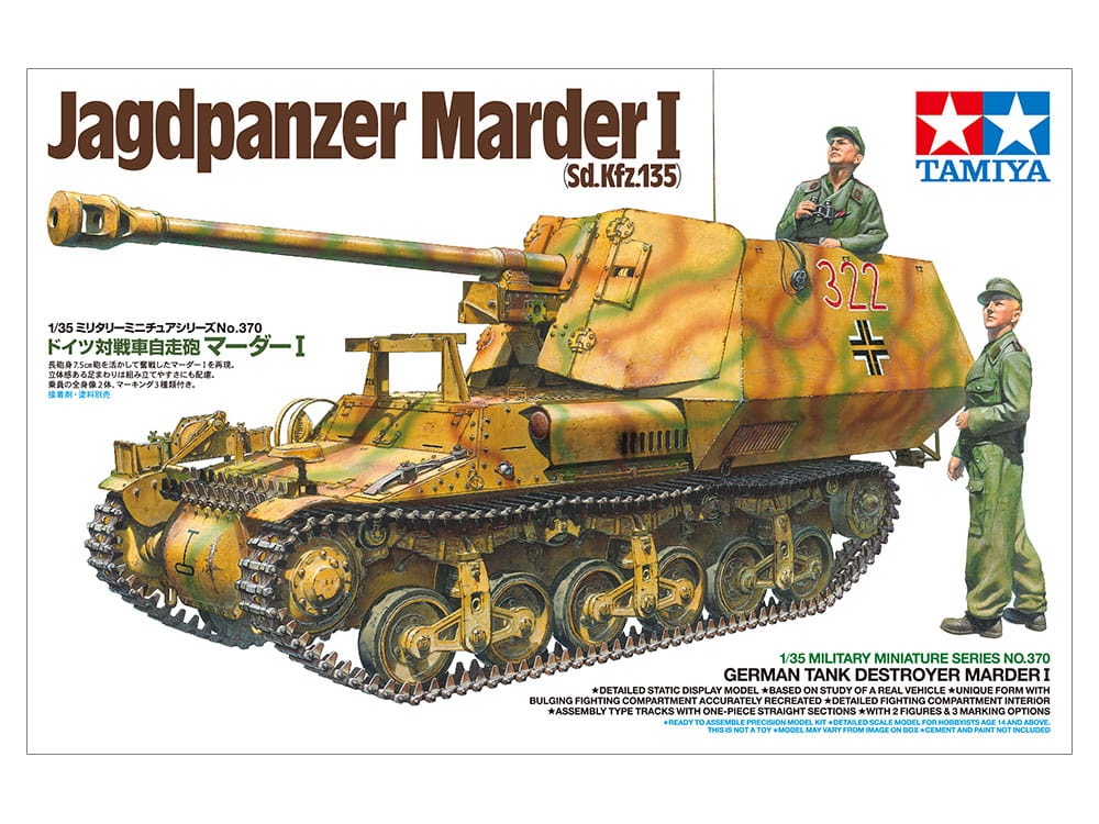 Zdjęcie główne produktu German Tank Destroyer Marder I 1:35 Tamiya 35370