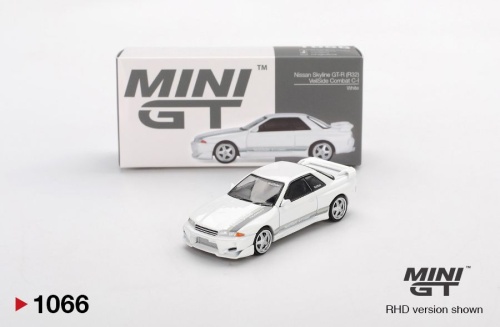 Nissan Skyline GT-R (R32) VeilSide Combat C-I White 1:64 Mini GT 01066