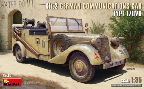 Kfz.2 German communications vehicle type 170VK 1:35 MiniArt 35492