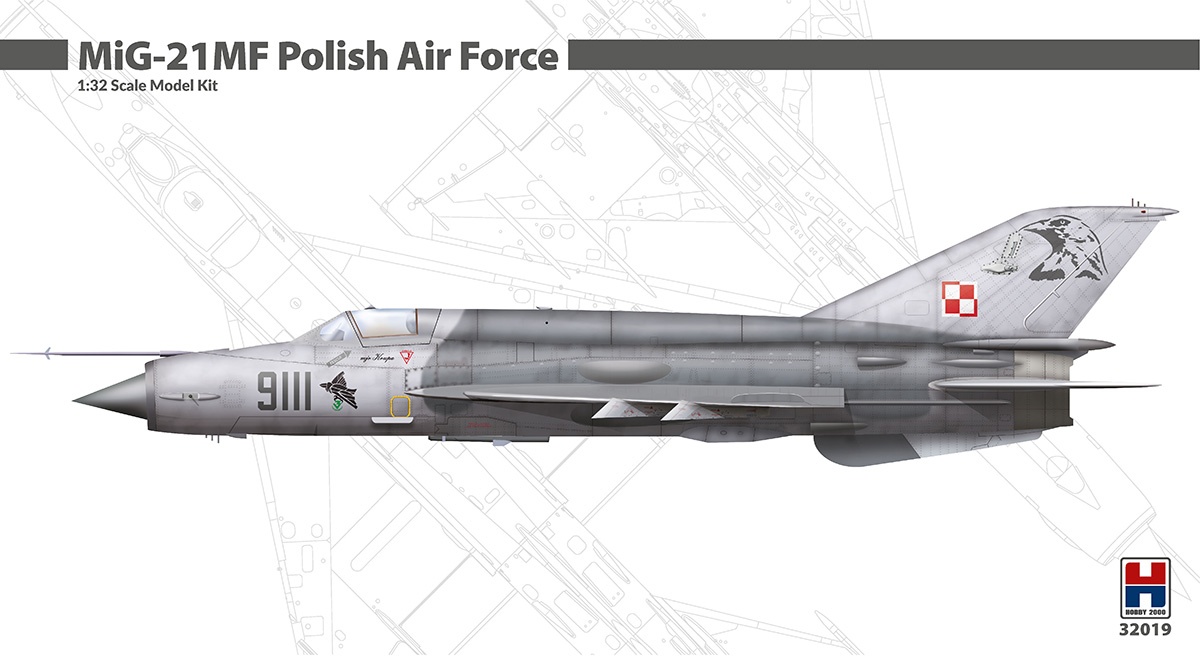 Zdjęcie główne produktu MiG-21MF Polskie Siły Powietrzne 1:32 Hobby 2000 32019