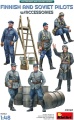 Zdjęcie główne produktu Fińscy i radzieccy piloci z II wojny światowej z akcesoriami (6 figurek) 1:48 MiniArt 49022