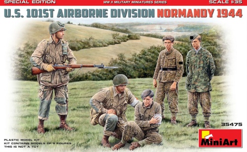 US Airborne Division Normandy 1944 (5 figures) 1:35 MiniArt 35475
