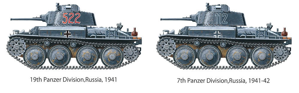 Zdjęcie dodatkowe produktu German Light Tank Panzerkampfwagen 38(t) Ausf.E/F 1:35 Tamiya 35369