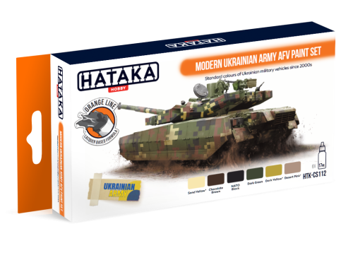 Modern Ukrainian Army AFV paint set Hataka CS112