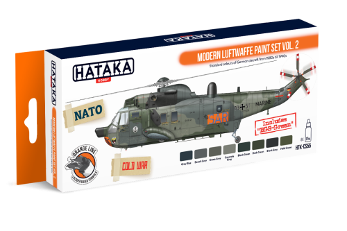 Hataka Orange Line HTK-CS55 Modern Luftwaffe Paint Set Vol. 2