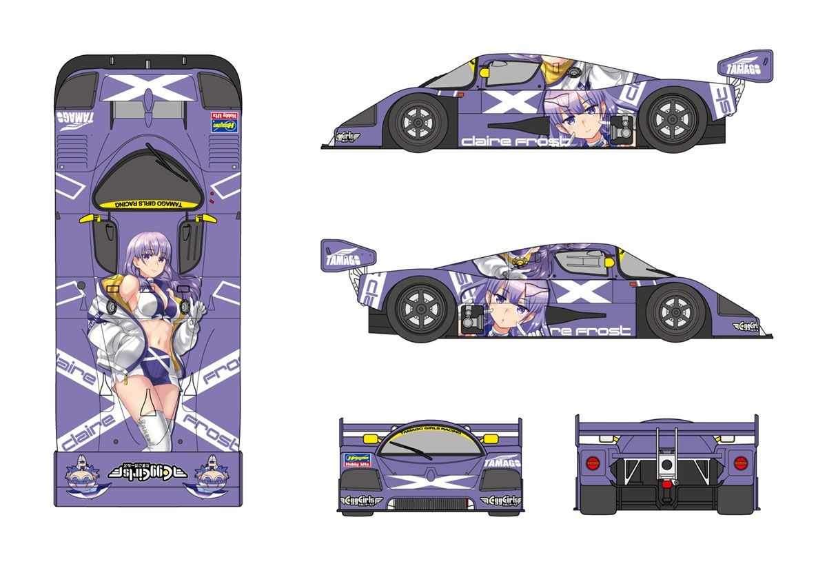 Zdjęcie dodatkowe produktu Sauber Mercedes C9 Claire Frost z Figurką 1:24 Hasegawa SP582