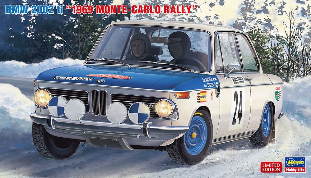 Zdjęcie główne produktu BMW 2002ti "1969 Monte-Carlo Rally" 1:24 Hasegawa 20332