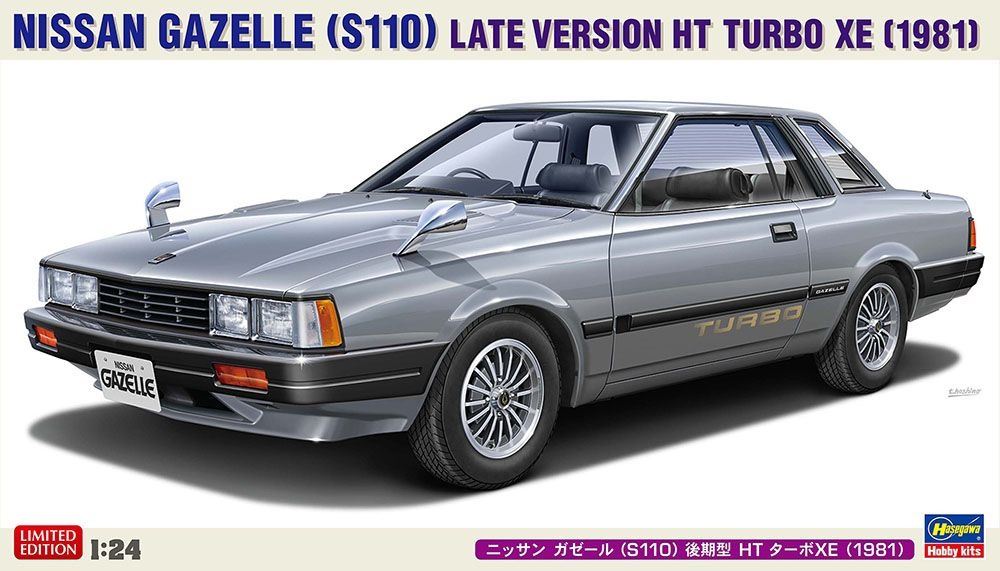 Zdjęcie główne produktu Nissan Gazelle (S110) Late Version HT Turbo XE (1981) 1:24 Hasegawa 20771