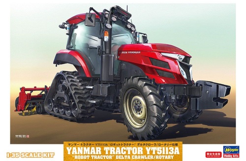 Yanmar YT5113A `Robot Tractor` Delta Crawler / Rotary 1:35 Hasegawa 66112