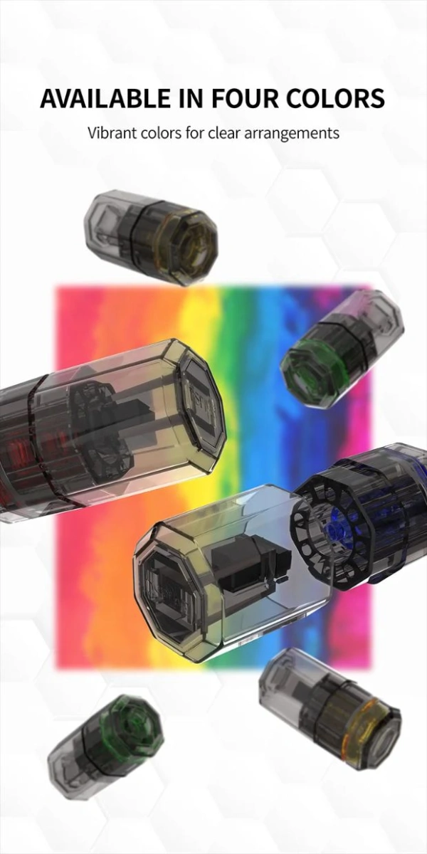 Zdjęcie dodatkowe produktu Magnetyczne pudełko do przechowywania rysików i wierteł (żółte) DSPIAE PT-PR02