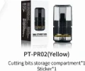 Zdjęcie dodatkowe produktu Magnetyczne pudełko do przechowywania rysików i wierteł (żółte) DSPIAE PT-PR02