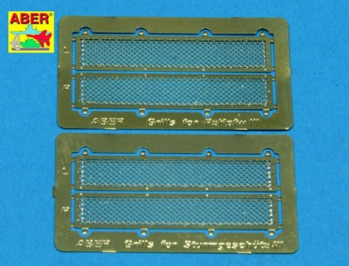 Overmotor nets for Pz.Kpfw. III and StuG III 1:35 ABER 35G05
