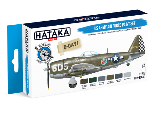 Hataka BS04.2 US Army Air Force paint set 6x17ml paint BS042