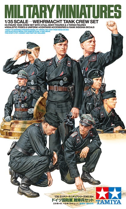 Zdjęcie główne produktu Wehrmacht Tank Crew Set 1:35 Tamiya 35354