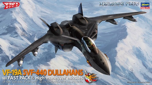 VF-19A SVF-440 Dullahans with Fast Pack Kit and Missiles 1:72 Hasegawa 65870