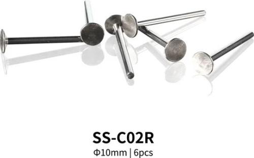 Sticks 10 mm for abrasive discs SS-C02 DSPIAE SS-C02R