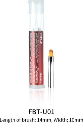 Phoenix Plume Cat's Tongue Flat Brushes (3 pcs.) DSPIAE FBT-U01