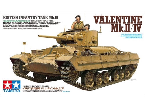Valentine Mk.II/IV British Infantry Tank Mk.III 1:35 Tamiya 35352