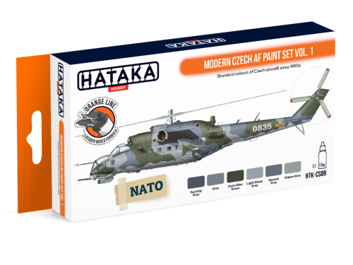 Modern Czech AF vol. 1 Hataka HTK-CS89 paint set