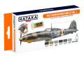 Zdjęcie główne produktu Zestaw farb WW2 Italian Air Force Paint Set Vol. 1 Hataka HTK-CS103