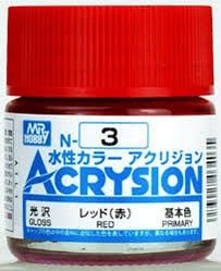 Zdjęcie dodatkowe produktu Mr. Hobby N003 Red 10ml farba N003