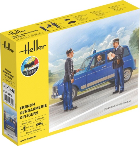 French gendarmes 1:24 Heller 58751