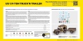 Zdjęcie dodatkowe produktu US 1/4 Ton Truck 'n Trailer 1:35 Heller 81105