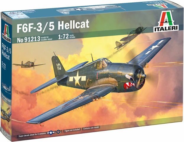 Zdjęcie główne produktu Grumman F6F-3/5 Hellcat 1:72 Italeri 91213