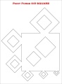 Zdjęcie dodatkowe produktu Szablony kwadratowe L Paint Forge PFST015L