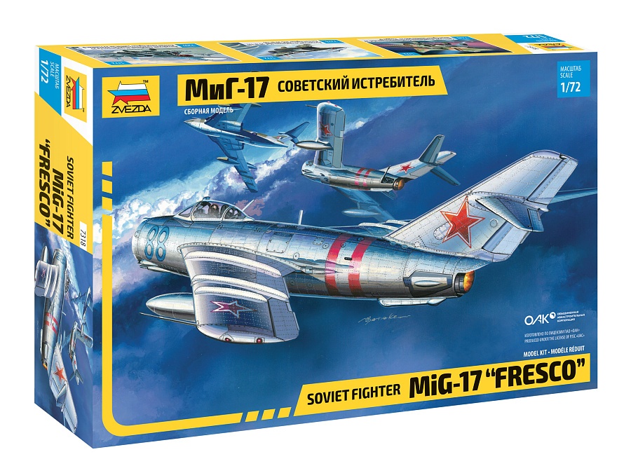 Zdjęcie główne produktu MiG-17 Fresco 1:72 Zvezda 7318