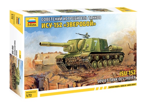 Soviet tank destroyer ISU-152 1:72 Zvezda 5026
