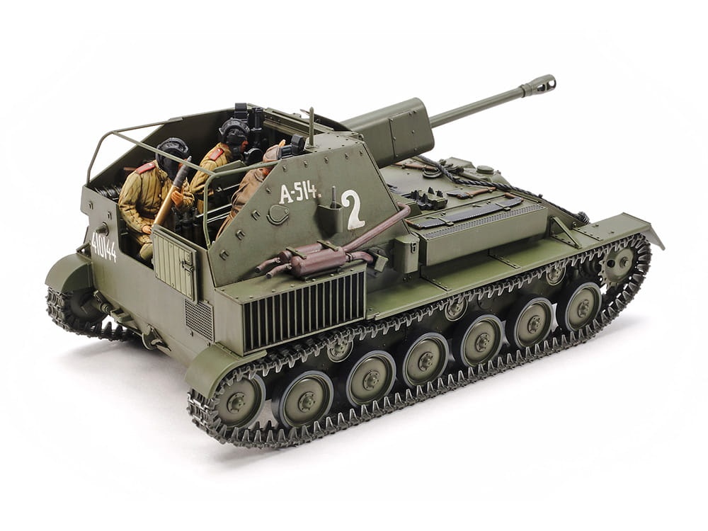 Zdjęcie dodatkowe produktu SU-76M Russian Self-Propelled Gun 1:35 Tamiya 35348