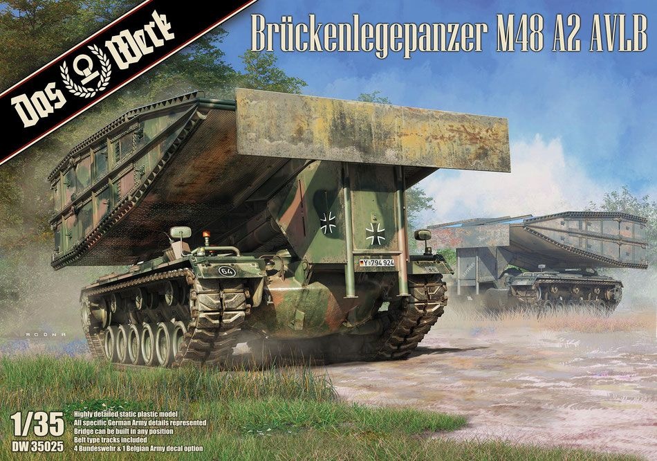 Zdjęcie Brückenlegepanzer M48 A2 AVLB 1:35 Das Werk DW35025