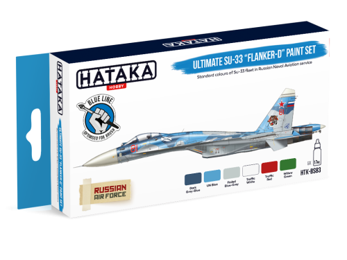 Ultimate Su-33 "Flanker-D" paint set 6x17ml Hataka BS83