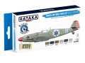 Zdjęcie Zestaw farb Israeli Air Force Paint Set (Early Period) 6x17ml Hataka HTK-BS34
