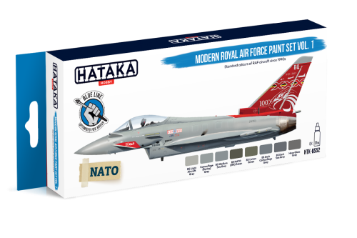 Modern Royal Air Force Paint Set Vol. 1 8x17ml Hataka HTK-BS52