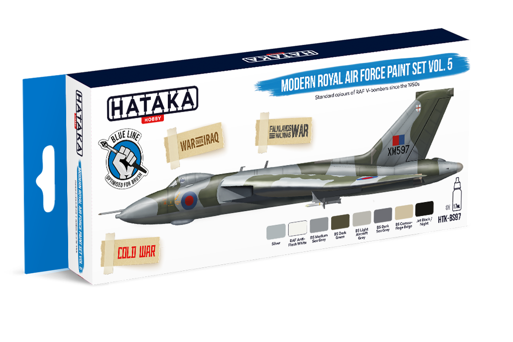 Zdjęcie Zestaw farb Modern Royal Air Force Paint Set Vol. 5 8x17ml Hataka HTK-BS97
