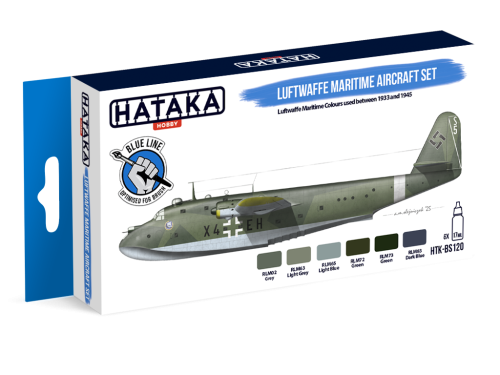 Luftwaffe Maritime Aircraft Paint Set 6x17ml Hataka HTK-BS120