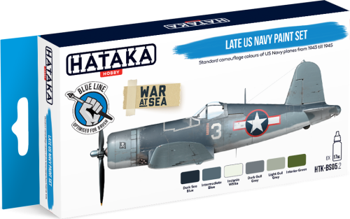 Late US Navy Paint Set 6x17ml Hataka BS05.2