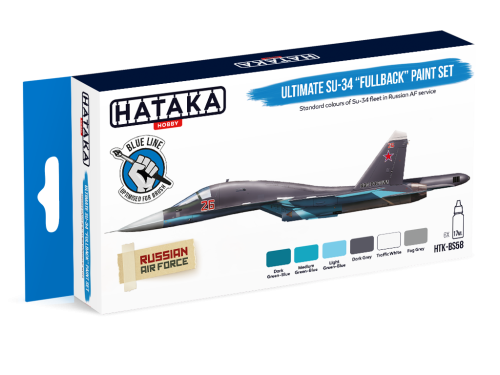 Ultimate Su-34 "Fullback" paint set 6x17ml Hataka BS58