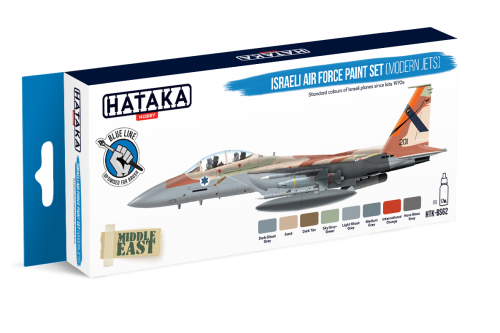 Israeli Air Force paint set (modern jets) 8x17ml Hataka HTK-BS62