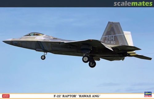 F-22 Raptor ``Hawaii ANG'' 1:48 Hasegawa 07555