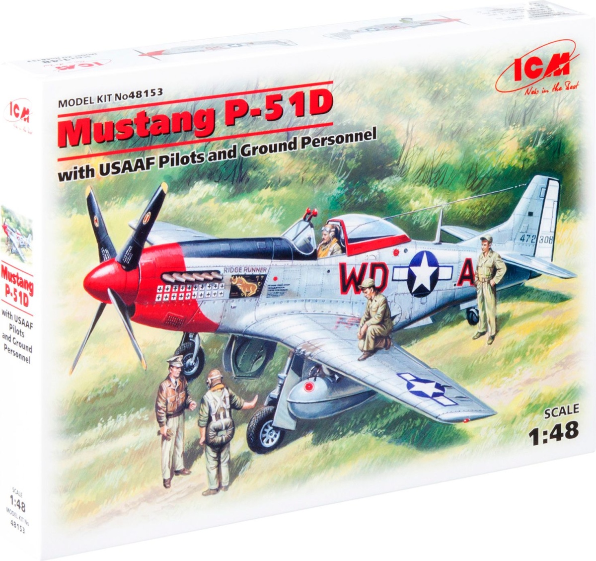Zdjęcie Mustang P-51D 1:48 ICM 48153