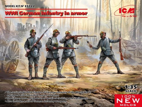 German infantry in armor 1:35 ICM 35722