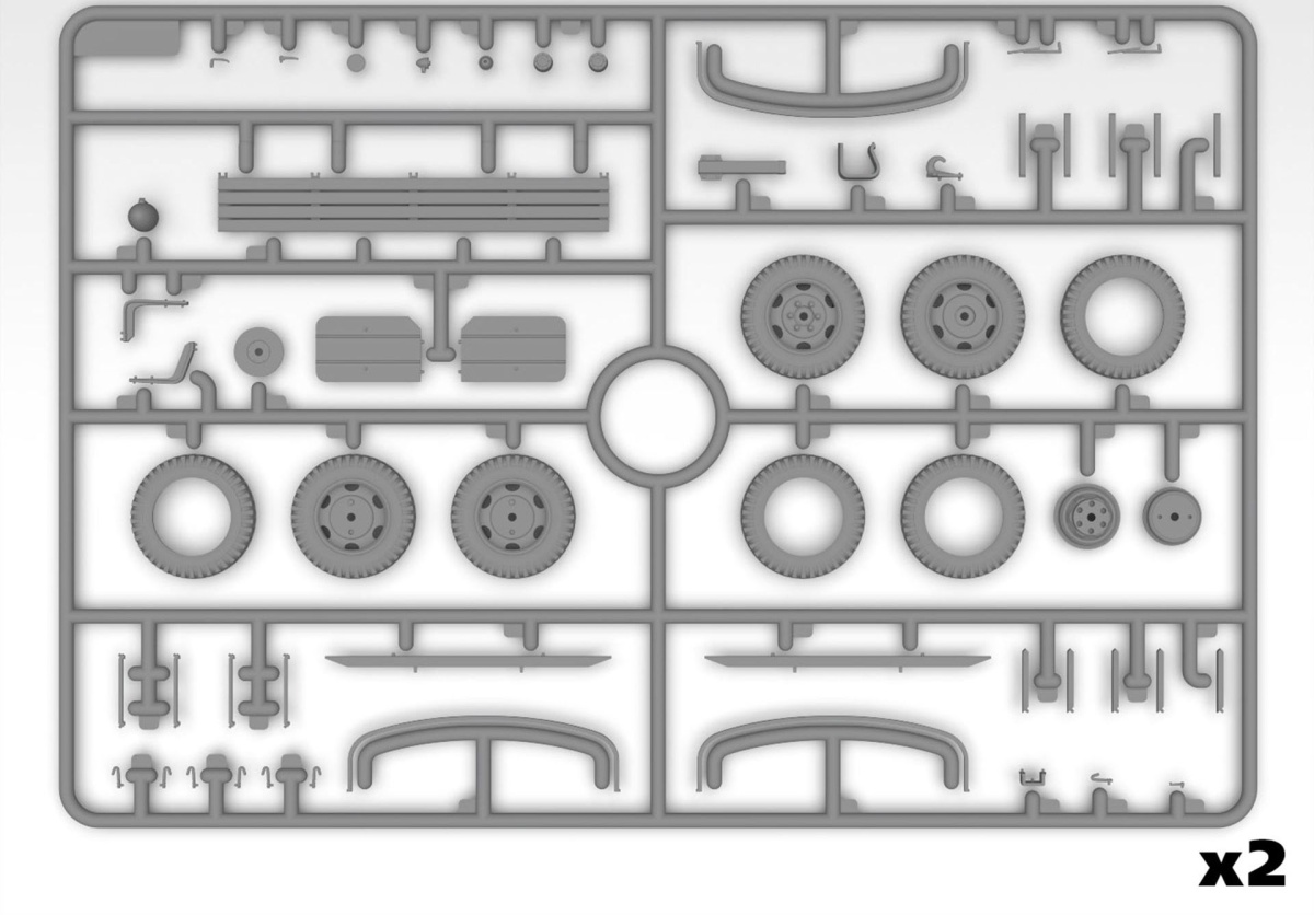 Zdjęcie G7117 US military truck 1:35 ICM 35597